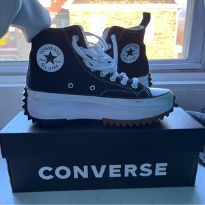 Unisex W/8 M/6.5 Platform spiked converse